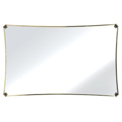 Nurre Brass Framed Wall Mirror