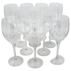 Set of 12 Late 20th Century Orrefors Oversize Goblets in "Prelude"