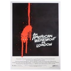 1981 Eine amerikanische Werewolf in London, Original-Vintage-Poster