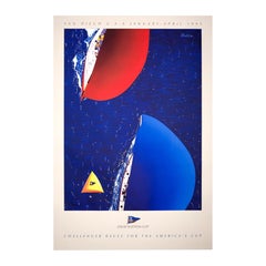 Copa Louis Vuitton San Diego 1995 - Razzia Póster Vintage Original