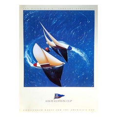 Copa Louis Vuitton San Diego 1992 - Razzia Póster Vintage Original