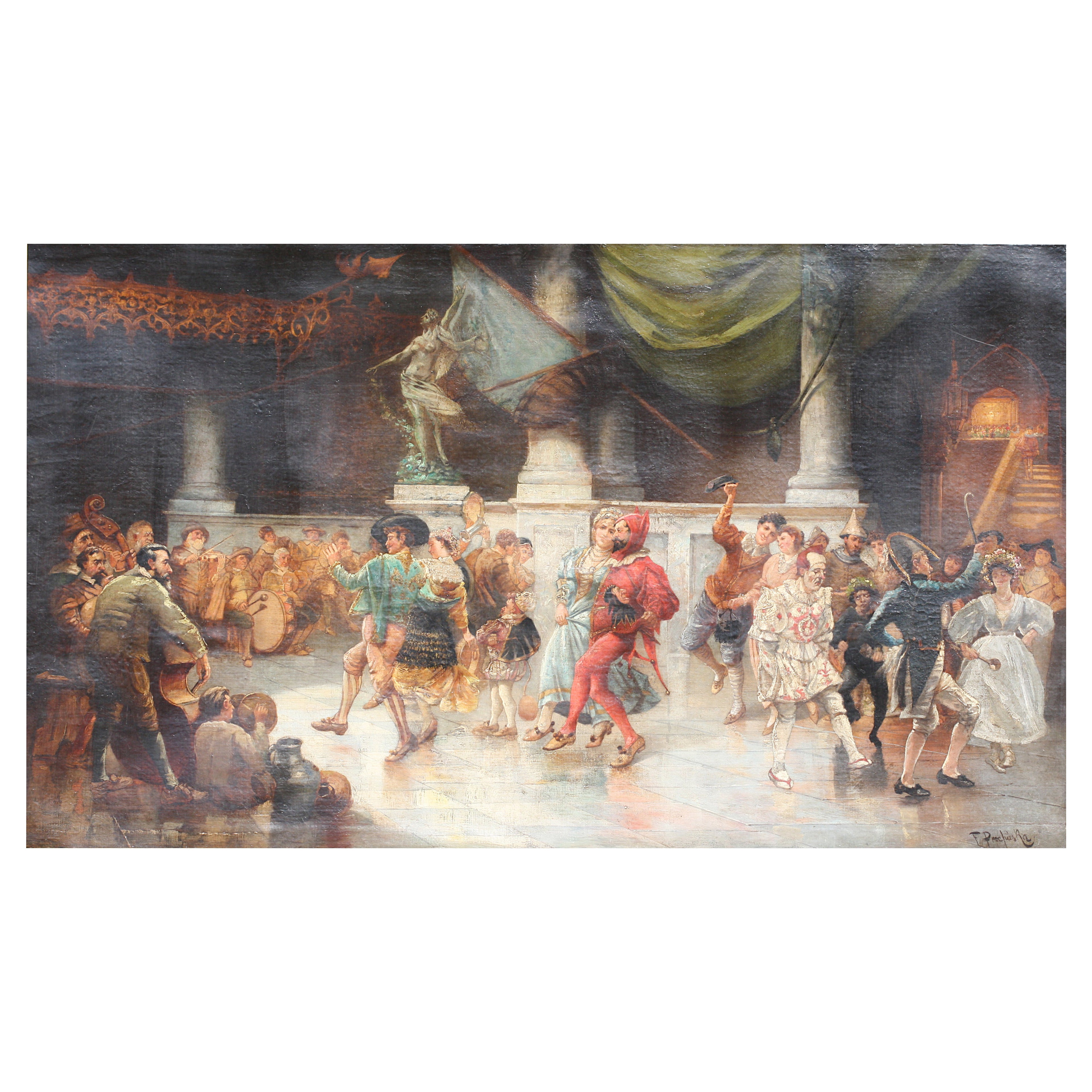 Italian School, 19th Century, 18th Century Ballroom Scene