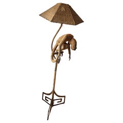 1970 Mario Lopez Torres Monkey Floor Lamp