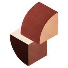 Nesso Tre wool Rug - EXHIBITION PIECE - Made in Europe - land tones