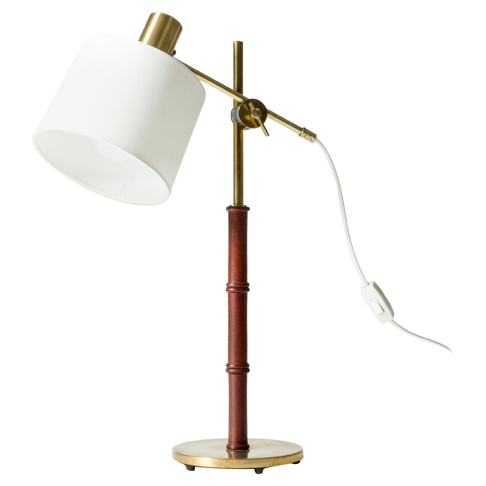 Lampada da tavolo vintage del Medioevo, Falkenbergs Belysning, Svezia, anni '60