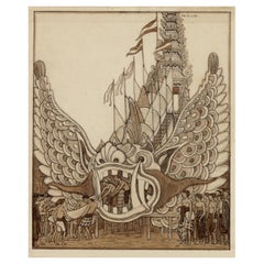 W.O.J. Nieuwenkamp (1874-1950) 'Wadah, Bali 1906’