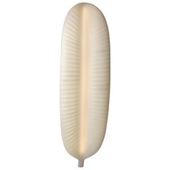 Light Vanilla Banana Leaf Wall Lamp by Marcantonio
