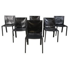 Chaises de salle à manger vintage Pasqualine par Enrico Pellizzoni, années 1980 - ensemble de 6
