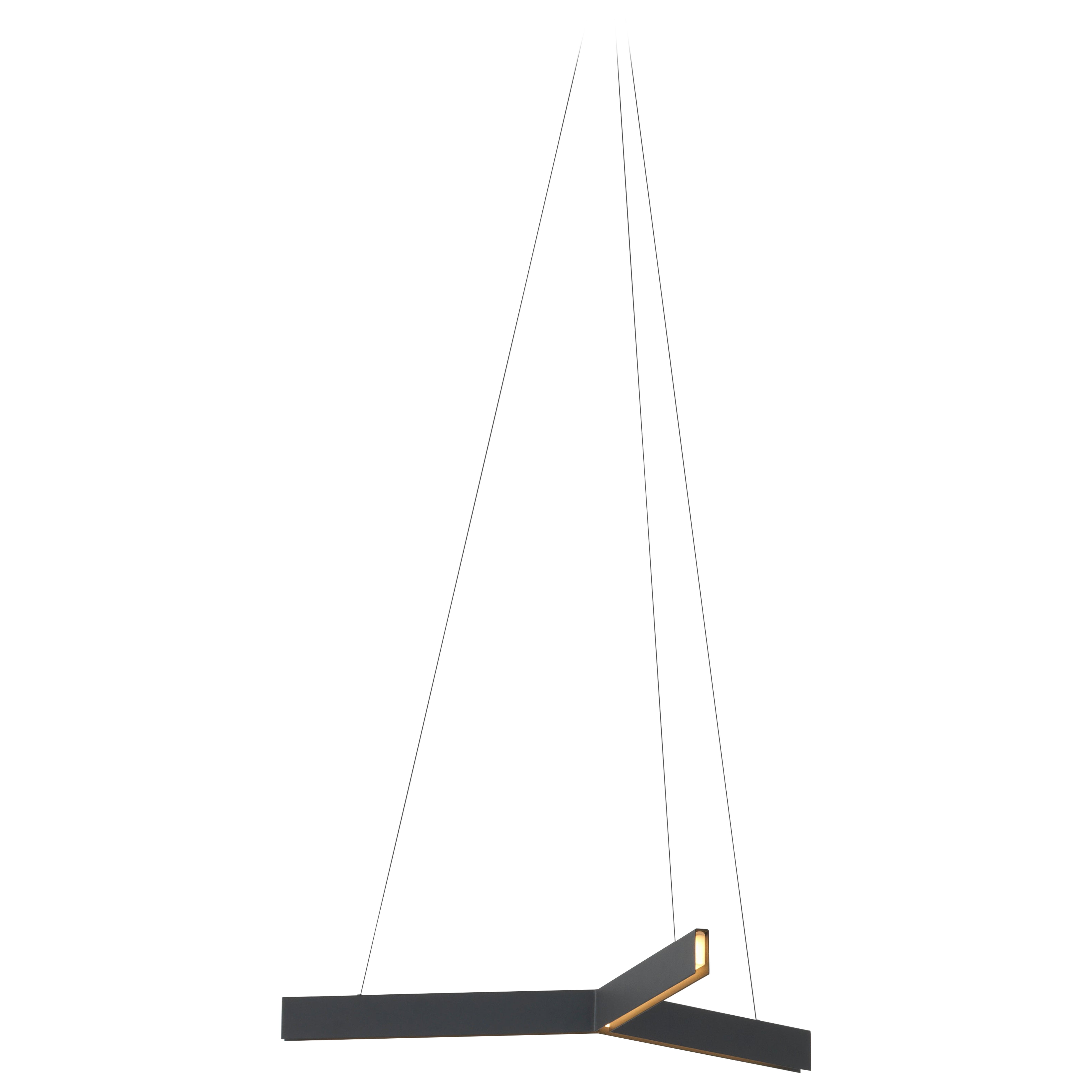 Black Tri Pendant Lamp by Resident
