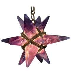 Amethyst Star Chandelier by Alexandre Vossion