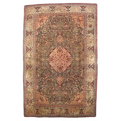 Antique Persian Tabriz Rug 7'10" x 12’4"