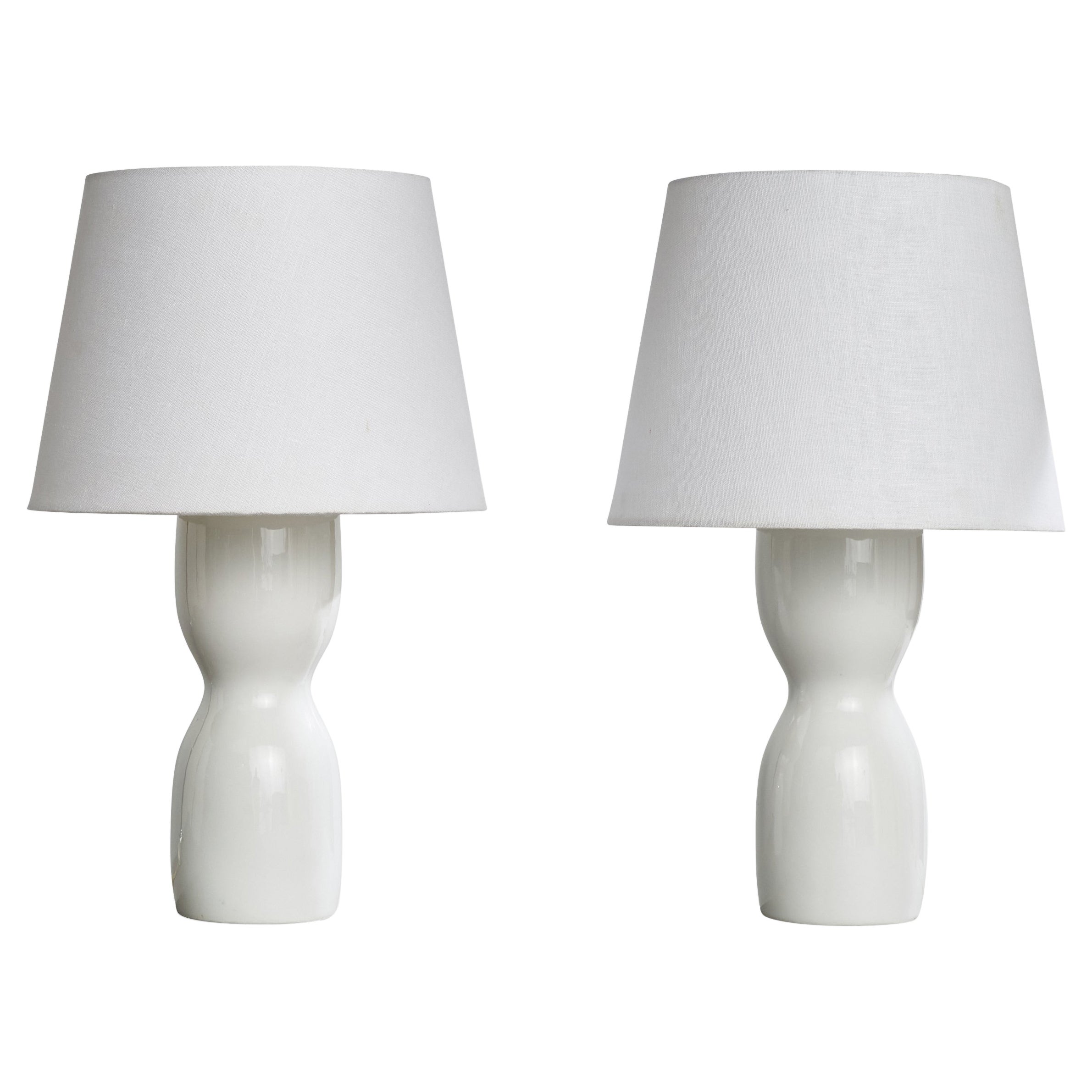 Sylvia Leuchovius, Table Lamps, Stoneware, Sweden, 1960s