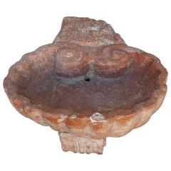 Antique 17th Century Trapani Marble Carved Sink from Sicily 2