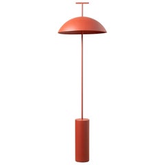 Lampada da terra dimmerabile "GEEN-A" di Ferruccio Laviani per Kartell in rosso mattone