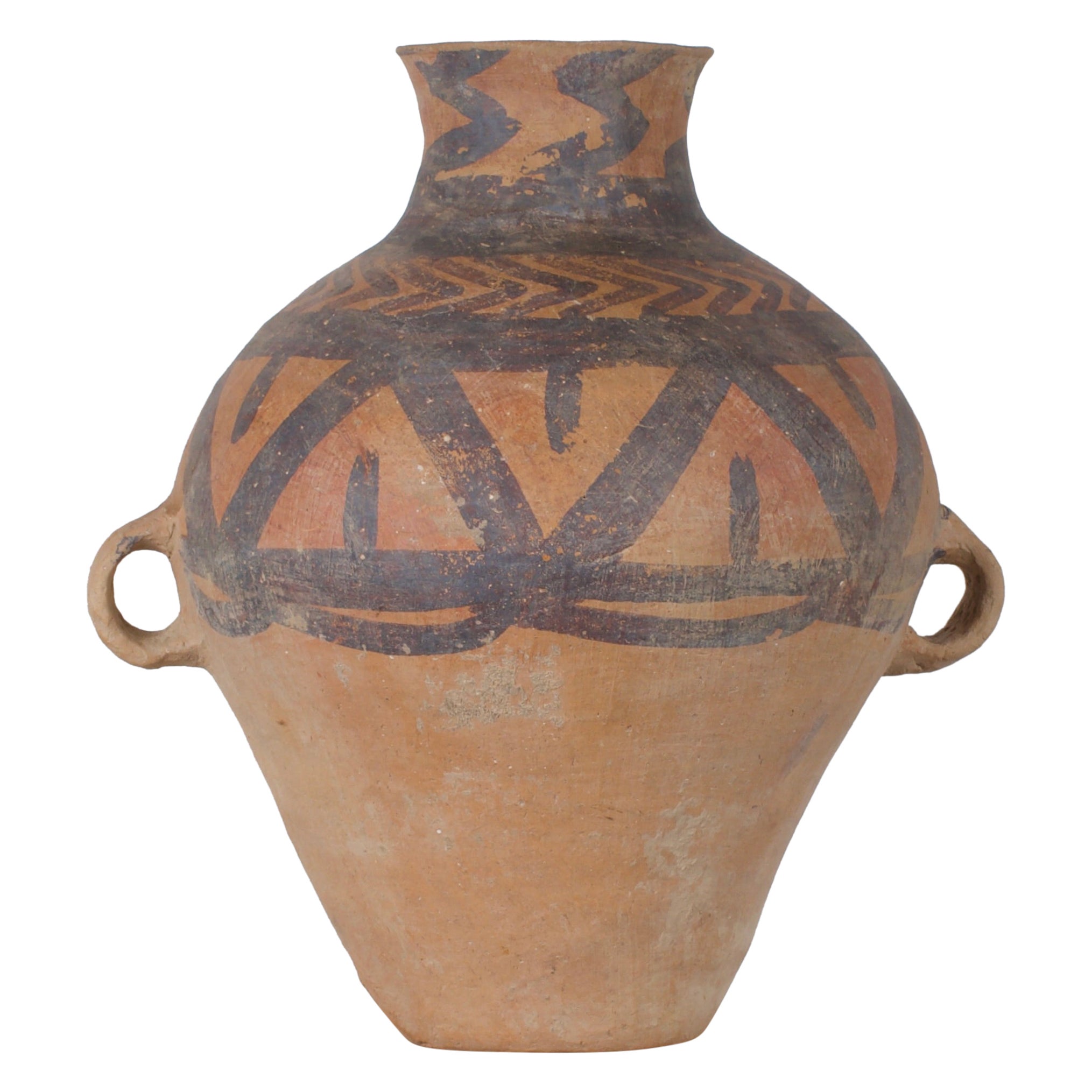 Chinese Painted Neolithic Jar Ca. 3rd-2nd millennium B.C.