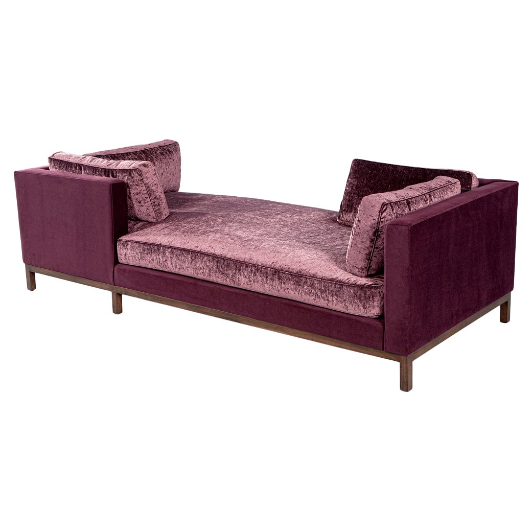 Vintage Mid-Century Modern Daybed Sofa Lounger