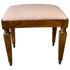 Tabouret provincial français du 19ème siècle