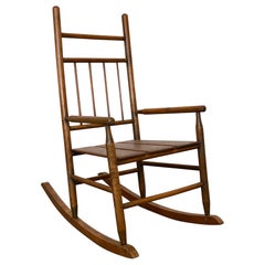 American Child’s Upright Wood Rocker, 20th Century.