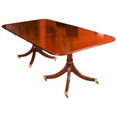 Vintage 7ft Regency Revival Dining Table William Tillman Circa 1975