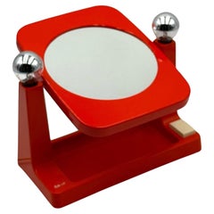 Vintage Dual Vanity Mirror with Lights by Schott, Space Age Decor 1970s