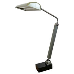 Industrial German Adjustable Flourescent Table Lamp Elwalux, 1960s