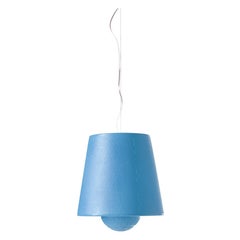 Light Blue Ali Baba Lanterna Hanging Lamp by Giò Colonna Romano