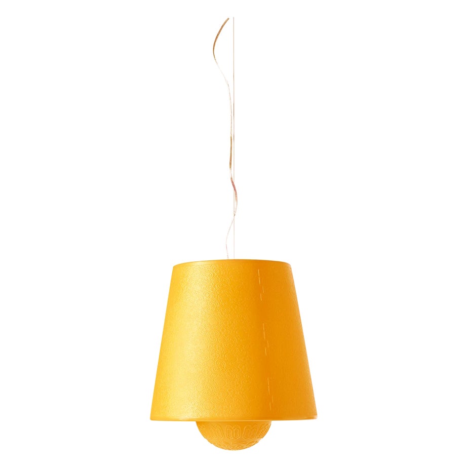 Lampe suspendue Ali Baba Lanterna orange clair par Giò Colonna Romano
