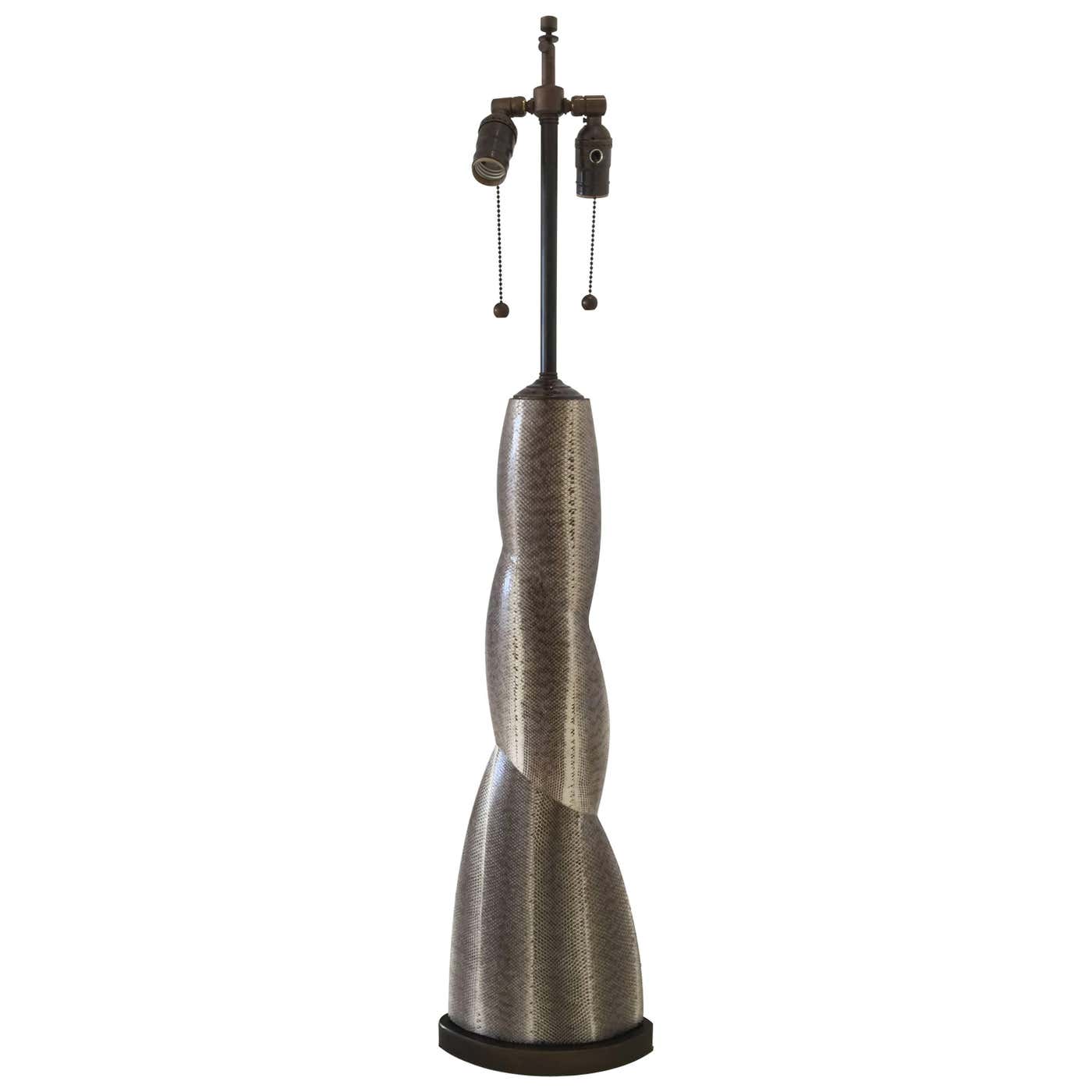 Extra Tall Python Clad Table Lamp For Sale at 1stDibs | extra tall ...