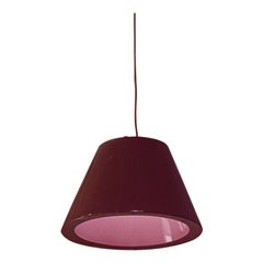 Lampada a sospensione Supreme Red BLN Large di Giò Colonna Romano