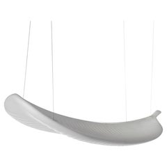 Light White Banana Leaf Hanging Lamp by Marcantonio