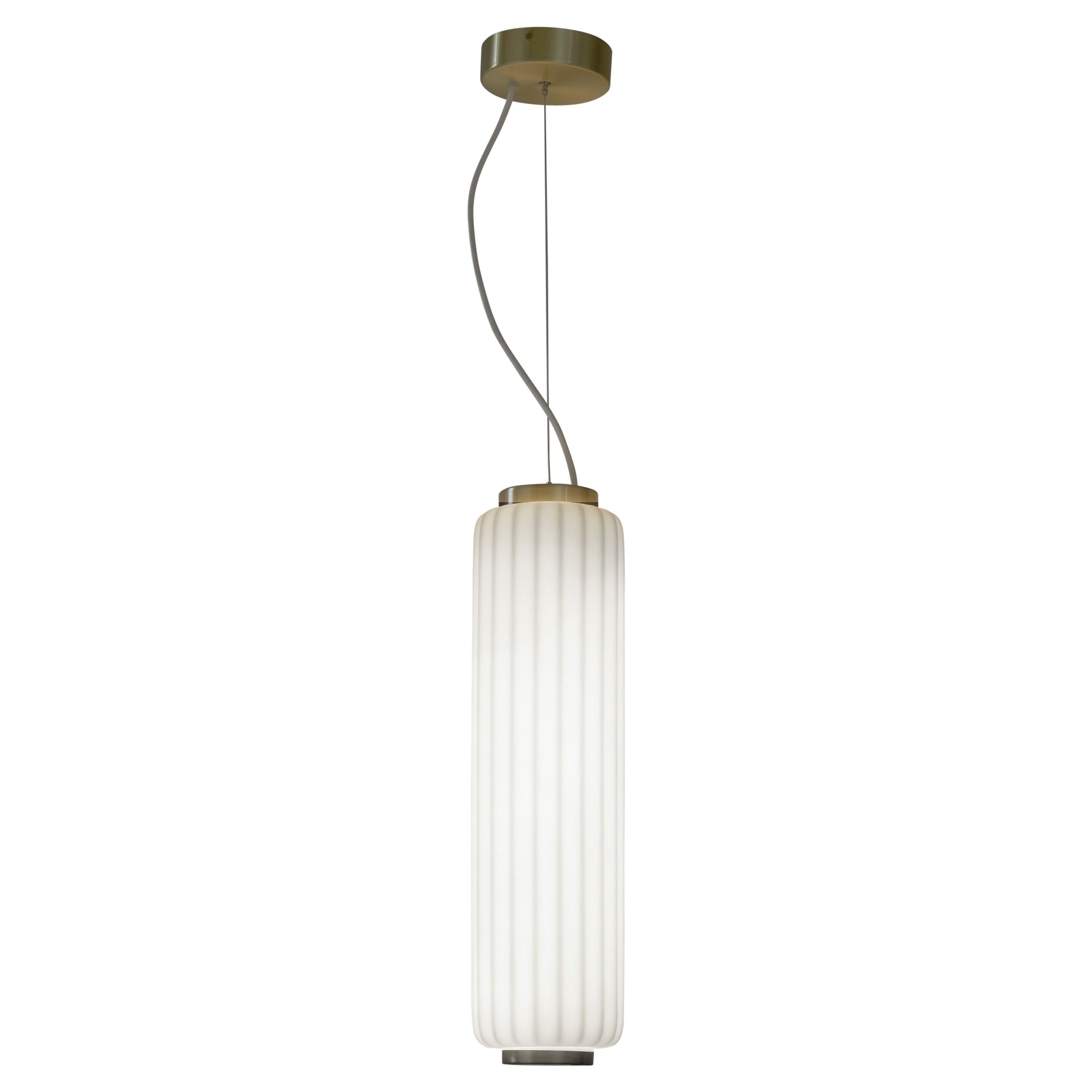 Lampe suspendue Cordiale Lumière blanche de Roberto Paoli