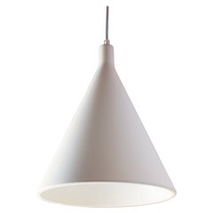 Lampada a sospensione Juxt Milky White di Karim Rashid