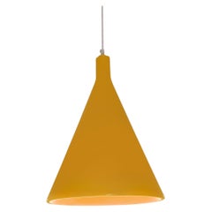 Lampada a sospensione Juxt giallo zafferano di Karim Rashid