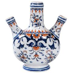 French Tulipiere Vase, circa 1900, Rouen