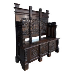 A Medievel Style Gothic Bench
