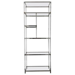 Raro etagere de línea "Métrica" de Charles Hollis Jones de finales de los 60 para Hudson Rissman