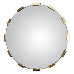Floating Round Modern Mirror