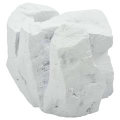 Chalk White Abstract Sculpture by Bryan Blow 1 12