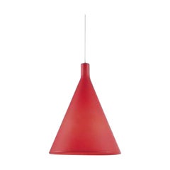 Lampada a sospensione Juxt Light Red di Karim Rashid