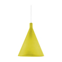 Lampada a sospensione Juxt giallo chiaro di Karim Rashid