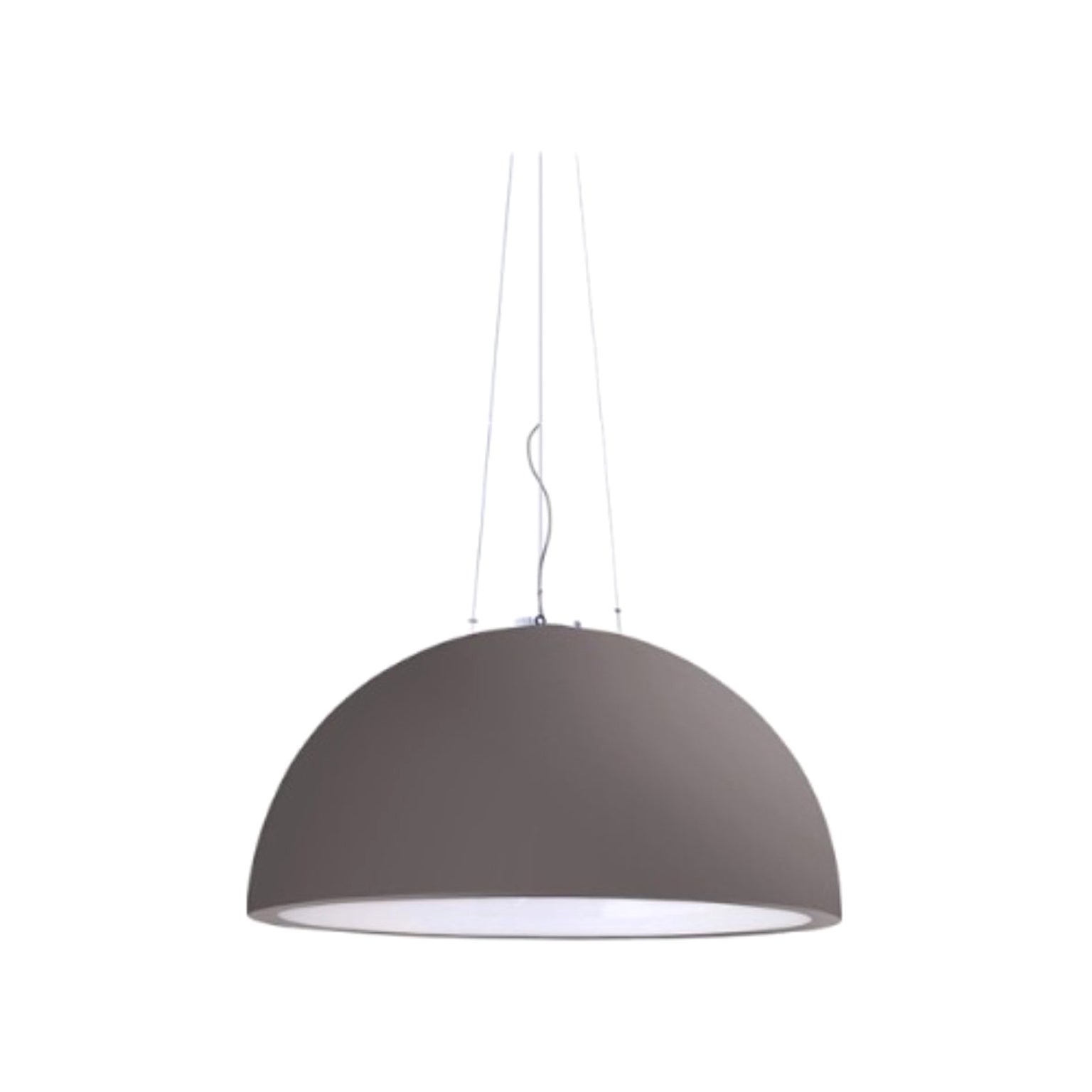 Argil Grey Cupole 80 Hanging Lamp by Giò Colonna Romano