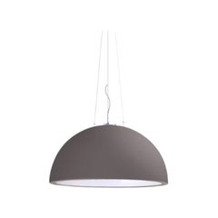 Lampada a sospensione Argil Grey Cupole 80 di Giò Colonna Romano