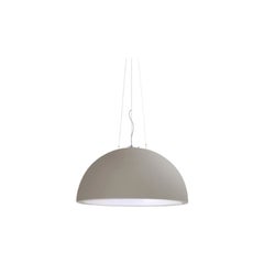 Lampada a sospensione Dove Grey Cupole 80 di Giò Colonna Romano