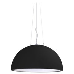 Lampada a sospensione Jet Black Cupole 80 di Giò Colonna Romano