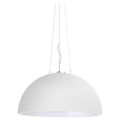 Lampada a sospensione Milky White Cupole 80 di Giò Colonna Romano