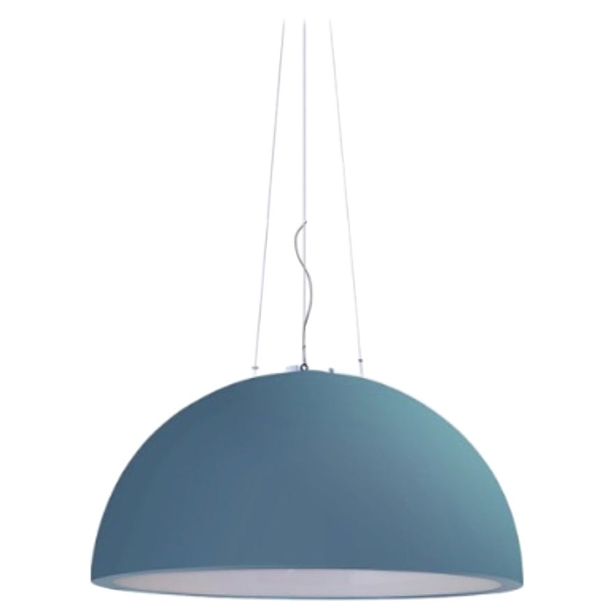 Pulverblaue cupole 80 hängelampe von Giò Colonna Romano im Angebot