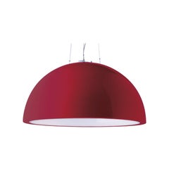 Lampada a sospensione Supreme Red Cupole 80 di Giò Colonna Romano
