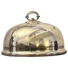 Antique Victorian Quality Silver Plated Meat Cover