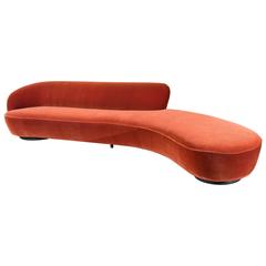 Free-Form Curved Sofa by Vladimir Kagan