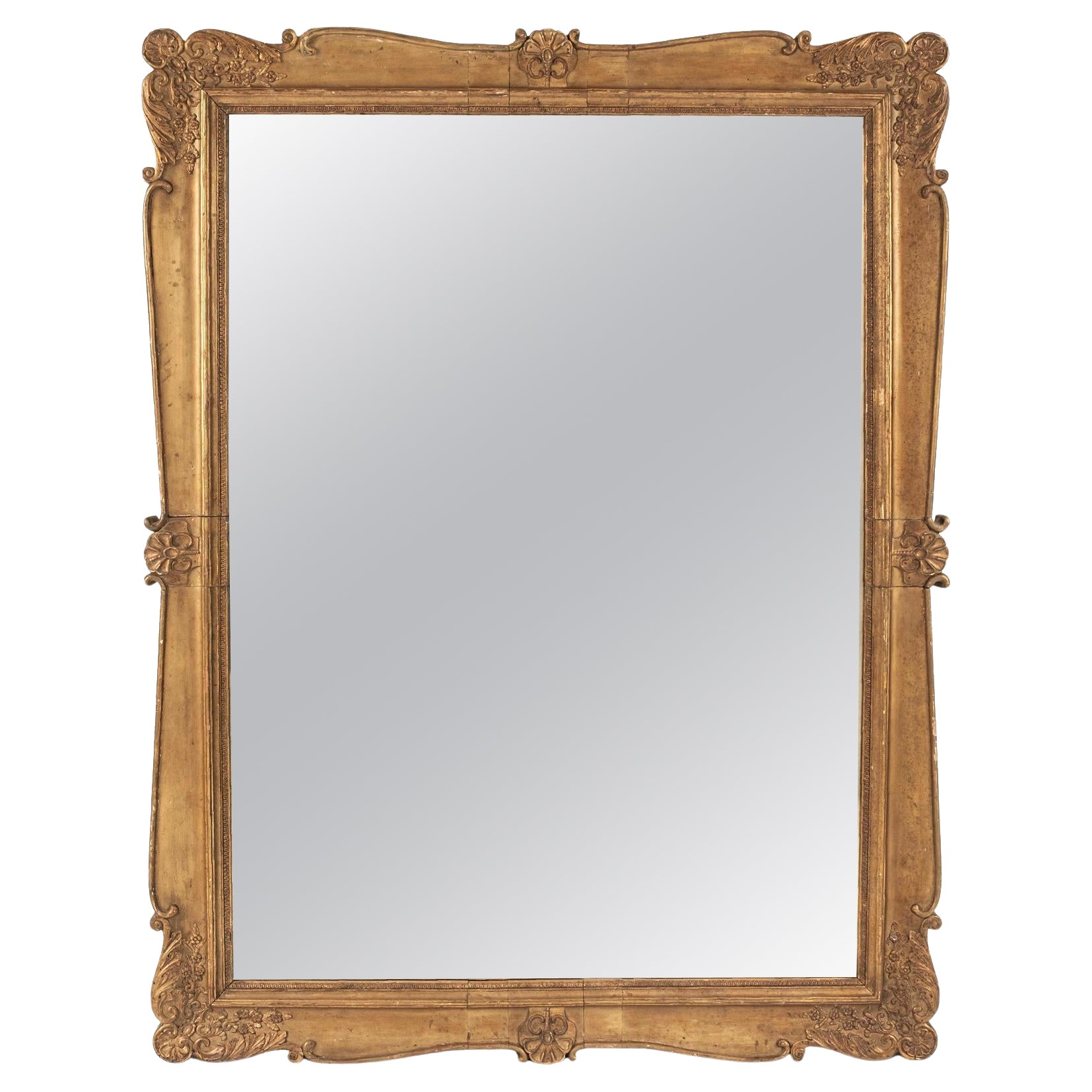18th Century Louis XV Giltwood Mirror